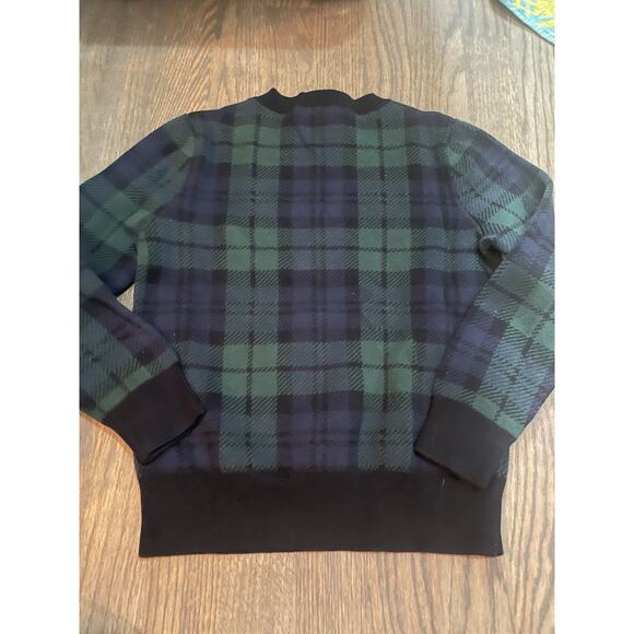 Crewcuts by J. Crew Toddler Boys Green Plaid 100% Cotton LS Sweater sz 6-7‎ - Picture 4 of 4